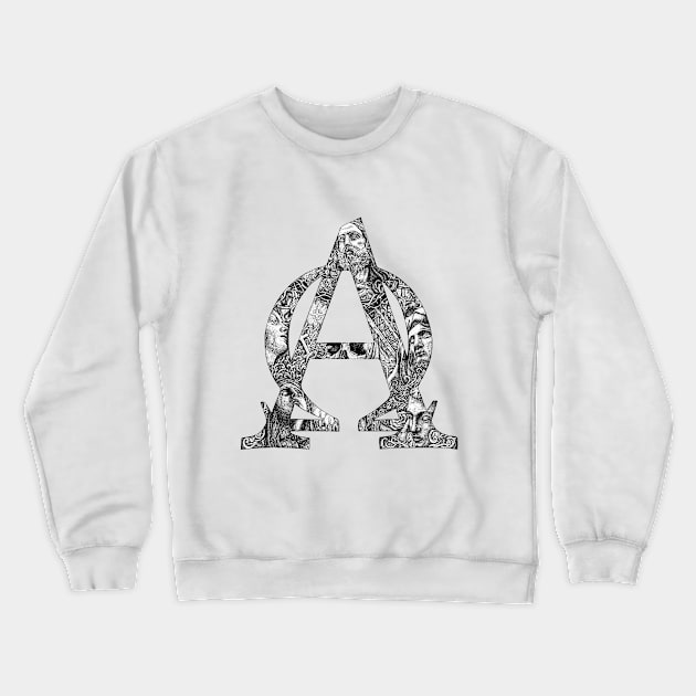 Alpha/Omega Crewneck Sweatshirt by mayberus